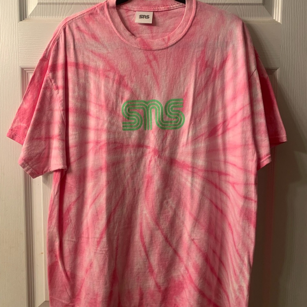 SNS Pink Tie-Dye T-Shirt